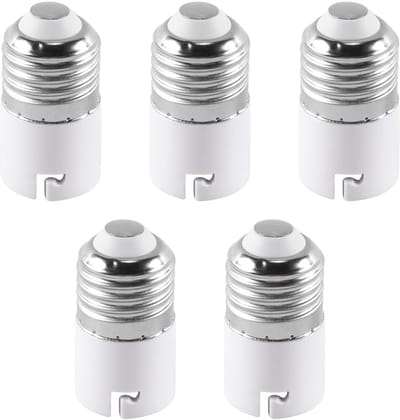 Allecto - E27 naar B22 Lamp Socket Adapter - Veilig en Duurzaam - 5