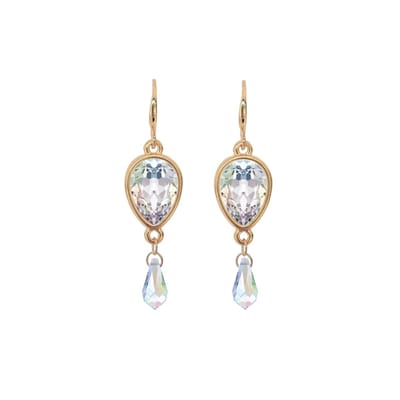 Crystal AB Bling - Oorhangers - 18 karaats verguld - Bliss Label - Party collectie