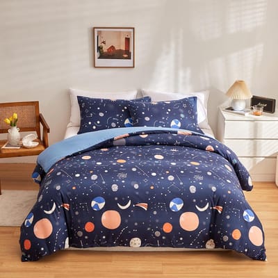 RunGrape Housse de Couette Ensemble de Literie Taille Twin Queen King 240x220 Housse de Lit Nordique 135 Linge de Lit Euro 2 Chambres Couvre-lit 200x200 EU Single 135x200 cm