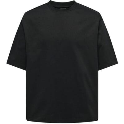 ONLY and SONS T-shirt - ONSMILLENIUM OVZ SS TEE NOOS - M tot XL - voor Mannen - zwart