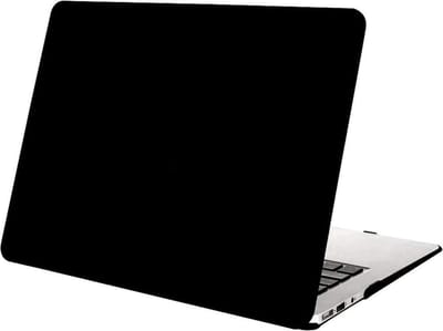 Laptopcover - Geschikt voor MacBook Air 13,3 inch - Case - Cover Hardcase - A1932 (2018) - Zwart