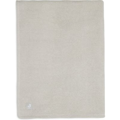Jollein Baby Deken Ledikant 100x150cm Basic Knit - Nougat/Fleece