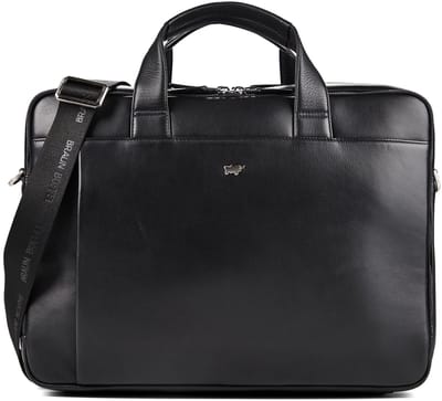 Braun Büffel Golf 3.0 Aktentas Leder 40.5 cm Laptopvak - 42cm (17 duim) - schwarz