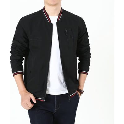 Veste pour homme nouvelle collection Printemps-Automne Casual Sport Outdoor Grande Taille Veste Double Face 5XL black
