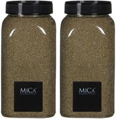 Decoratie/hobby zand goud 2 kg - Home Deco - Woonaccessoires - decoratie materialen