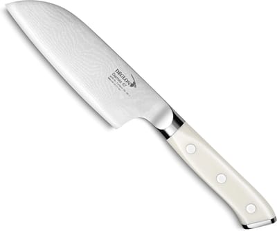 Déglon Mini Santoku mes – Damaststaal – Corian handvat – 13 cm – Compact en veelzijdig