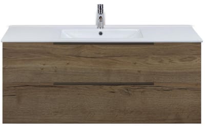 Seville Badmeubelset 120 cm - 2 Laden Tabacco Edge Greep - Wastafel Enjoy Enkel