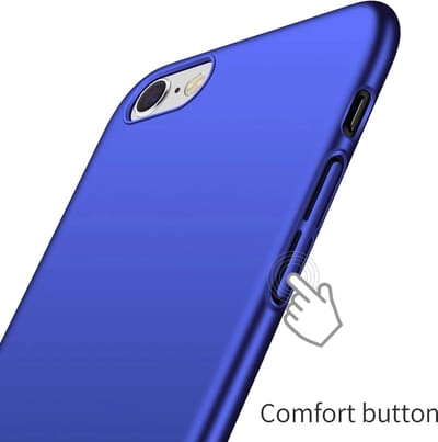 ShieldCase Ultra thin hoesje geschikt voor Apple iPhone 6 / 6s case - hardcover - hardcase - stevig hoesje - optimale bescherming - blauw