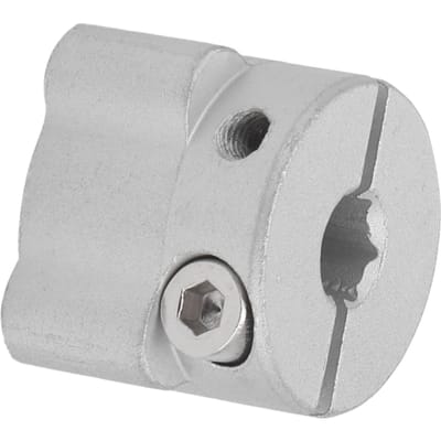 3310?0016?4008 8mm Alésage Hexagonal Moyeu de Serrage d'Arbre Pièces de Montage d'Arbre Accessoire gray