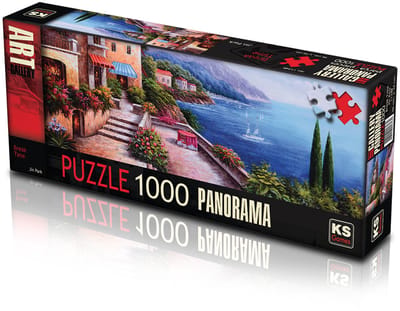 KS Games Break Time Panorama – Puzzel – 1000 stukjes – 96 x 34 cm