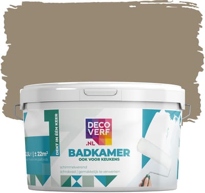 Decoverf badkamerverf 2.5L latte machiatto