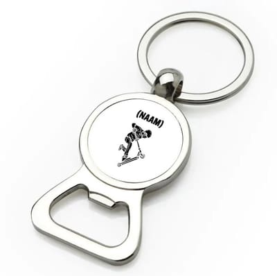 Akyol - step met eigen naam flesopener - Sport - skaters - skaten - 9 bij 3 cm