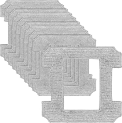 SnelShoppen - 10 Stuks Vervangende Schoonmaakdoeken voor Mop Robot, Recyclebare en Wasbare Microvezeldoeken voor Ecovacs Winbot W1/W1S/W1S Pro/W2/W2S