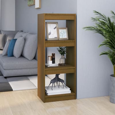 vidaXL - Boekenkast/kamerscherm - 40x30x103,5 - cm - grenenhout - honingbruin
