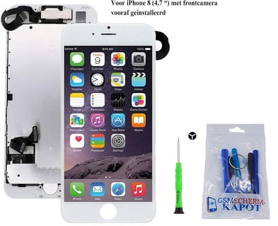 LCD Scherm Geschikt voor iPhone 8 – Premium – Wit