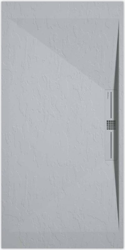 Sanifun douchebak Stone Side Gray 7035 Slate 1100 x 900 P