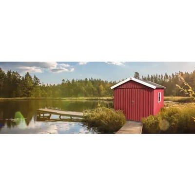 Weka Tuinhuis 349 - Rood - 240x246cm