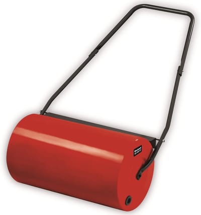 Tuinwals - Gazonwals - Gazon Egaliseren - Zijdelings Vullen - 57cm Breed - Zwart Rood