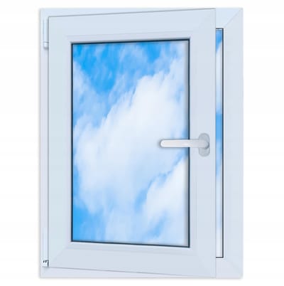 Fenêtre PVC Blanche 60x80 Gauche Nouvelle 600x800 mm Oscillo-Battante Double Vitrage