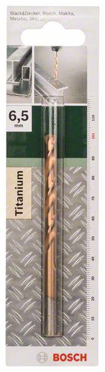 Bosch - Metaalboren HSS-TiN, DIN 338 6,5 x 63 x 101 mm