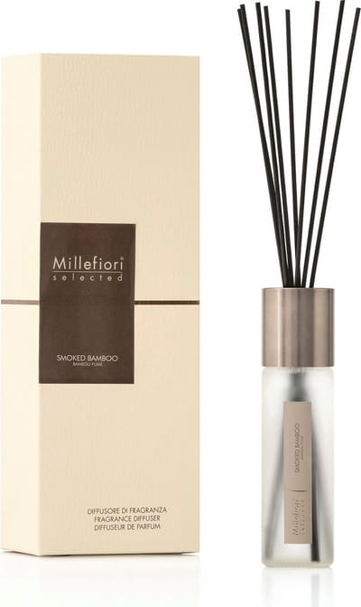 Millefiori Milano Selected Geurstokjes 100 ml - Smoked Bamboo