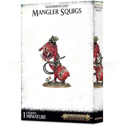 Beeldje Games Workshop Warhammer AoS - Gloomspite Gitz Mangler Squigs