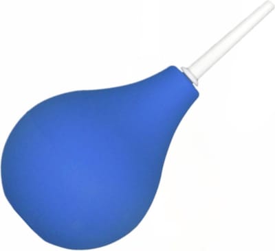 Erodit® anaal douche blauw - 3 opzetstukken- Klysma intiem reiniging- seksklysma- klysma plug– anale douche- anale klysma plug, G-Spot Anale reiniging- Seksueel anaal plugklysma- voor mannen en vrouwen