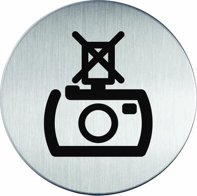 Pictogram|Deurbordje|Niet flitsen