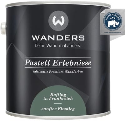 Wanders Muurverf - Edelmatte Krijtverf voor Hout en Meubels - Donker Zeegroen - 2,5L