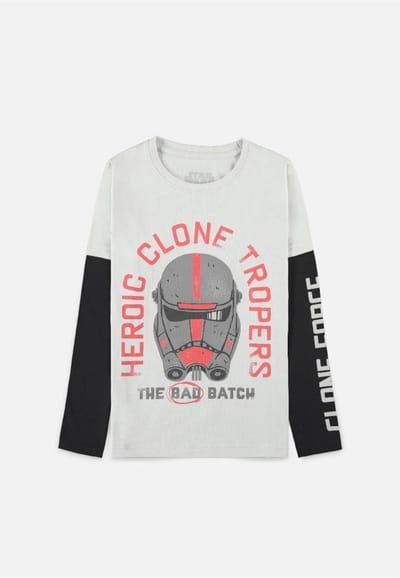 Star Wars - The Bad Batch - Hunter Kinder Longsleeve shirt - Kids 98 - Grijs