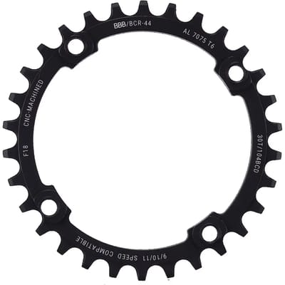 BBB MTBGear narrow wide BCR-44 Kettingblad, anthracite Uitvoering 34T