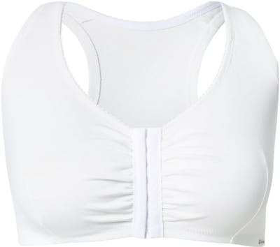Ulla Popken - Dames - Bustier borstvoedingsbeha voorsluiting - Sneeuwwit - Maat 100D