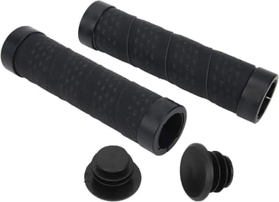 Fiets Handvatten - Stuur Grepen - Comfortabel Fietsen - Dubbele Vergrendeling - 13 cm Lengte - Zwart