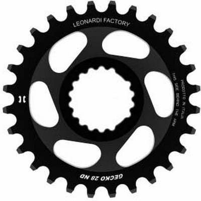 Leonardi Racing Gecko Track Race Face Ovaal Kettingblad Zwart 34t