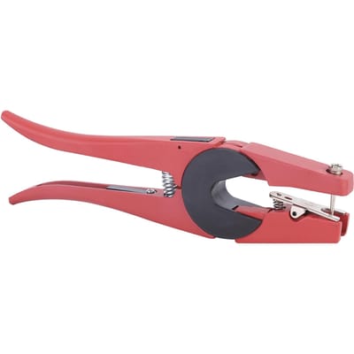 Rood Staal Vee Veeartsenij Oorlabel Tang Perforator Varken Koe Schaap Identificatie Gereedschap gray