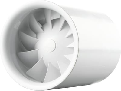 Vents buisventilator Quietline Ø125 mm - 197 m³/h - Timer - Extra stil