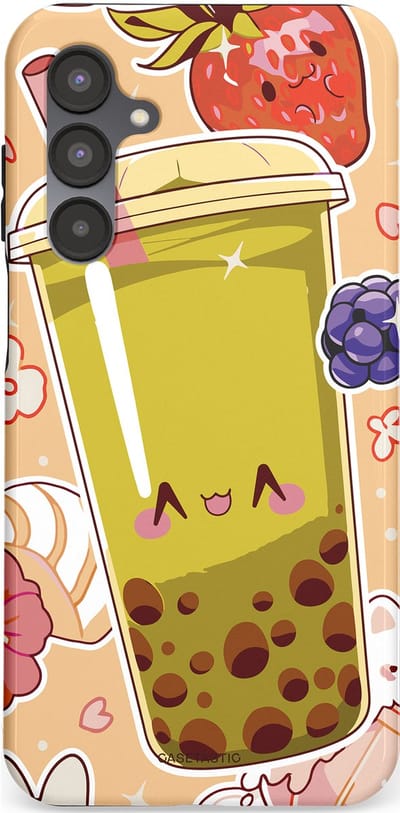 Casetastic Hoesje Geschikt voor Samsung A16 - Stijlvolle Beschermende Duo-layer Case - Bubbelpret