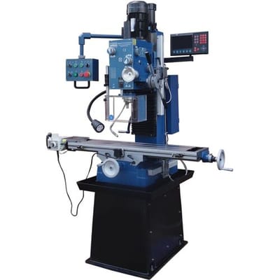 HBM BF 55 freesmachine met grote tafel, 3-assig uitleeskast, koelinstallatie, ISO 30, kantelbaar, 1.500 W, 400 V