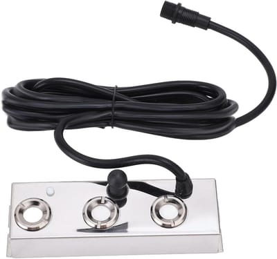 Ultrasonic Nebulizer - Mist Maker - Decoratieve Mist Creëren - 3 Verstuivers - 28 x 9 x 6 cm - Zilver