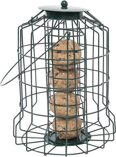 Mezenbolhouder met 12 mezenbollen-buitenvogels-Animal King-voor kleine vogels