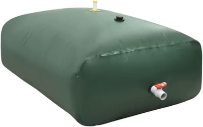 Opvouwbare Watertank 5000L PVC met Kraan voor Wateropslag Regenwater