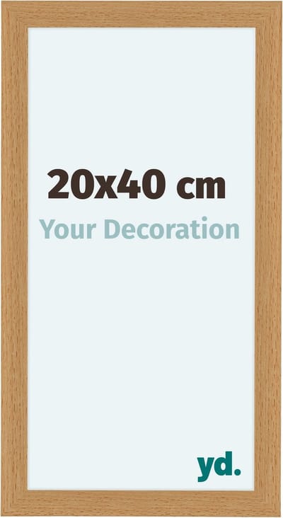 Your Decoration - Fotolijst 20x40 cm - MDF - Beuken - Como