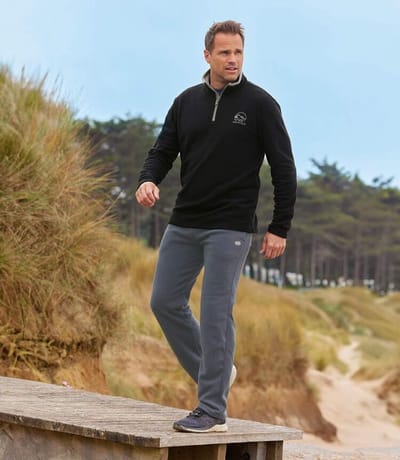 ATLAS FOR MEN - 4-pack microfleece sweaters Sport Mountain - Heren - Verkrijgbaar in grote maten - XL