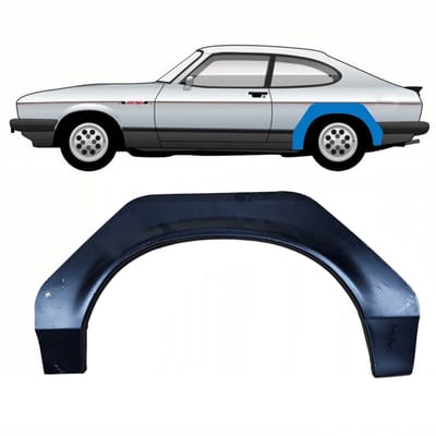 Reparatiepaneel achterspatbord voor Ford Capri 1974-1987 / Links
