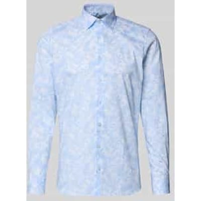 slim fit zakelijk hemd met kentkraag