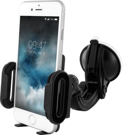 Mobiparts Universele Autohouder – Handsfree Navigeren en Bellen met 360° Rotatie