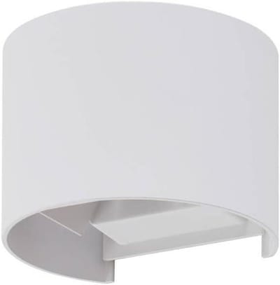 LED Wandlamp Buiten - Moderne Buitenlamp - Terras Verlichten - IP54 Spatwaterdicht - 13.5 cm Breed - Wit