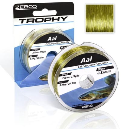 Zebco Nylon Trophy Eel 300m - Maat : 0.40mm (250m)