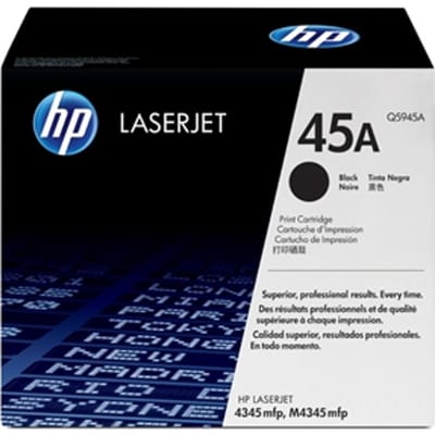 HP Q5945A nr. 45A toner cartridge zwart (origineel)