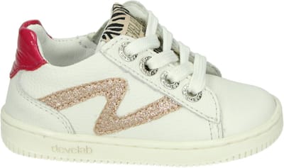 Develab - 44390 - Lage schoenen - Kleur: Wit/beige - Maat: 21